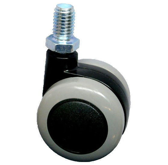 69-59-40 M10 menetes csatlakozású bútorgörgő Ø40 mm, puha, 10db/csomag termék fő termékképe