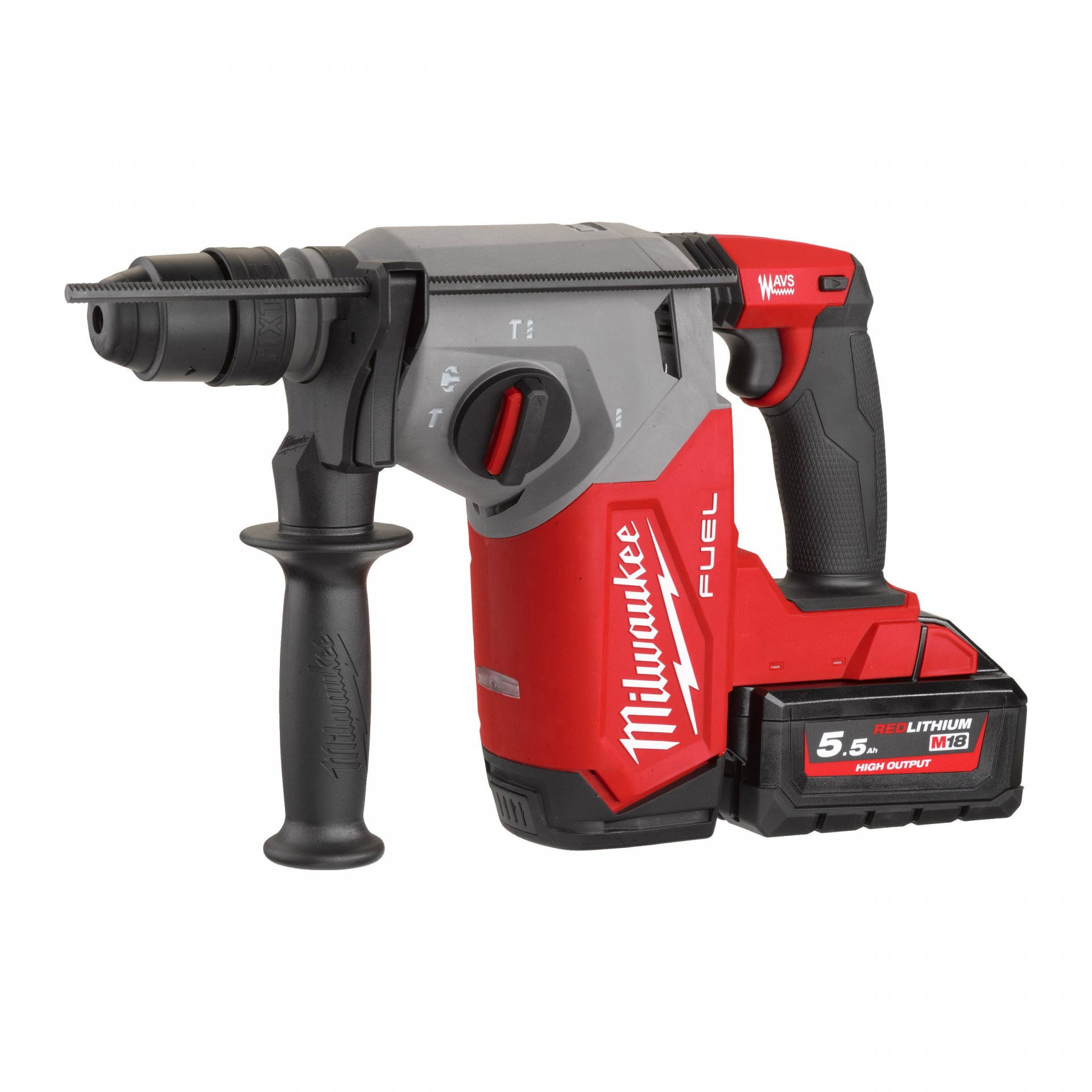 Milwaukee M18 FHX-552X FUEL™ akkus SDS-plus fúró-vésőkalapács (2 x 5.5 Ah Li-ion akkuval, Heavy Duty kofferben)  (PROMO) termék fő termékképe